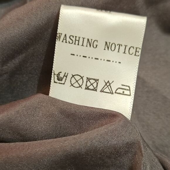 Gray Illusion maxi gown size 18W - Picture 8 of 11